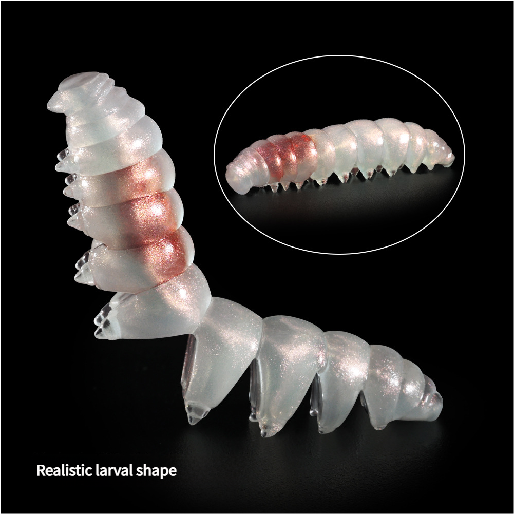 Floating Poor Worm TPR 5cm 7cm 11pcs/bag Good Elasticity Plastic Artificial Soft Bait Saltwater Fishing Soft Lure – Worms & Grubs – view 4