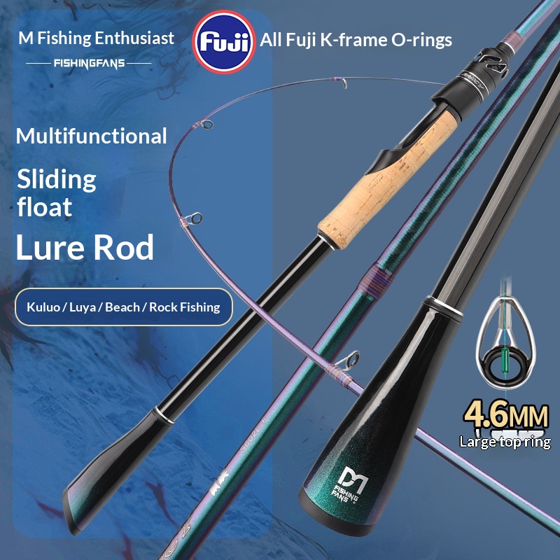 Lanxi Fuji Large Guide Ring Cork Handle Carbon Spinning Fishing Rod-Multi-Length Options for Pond Lake & Stream – Fishing Rod – view 2