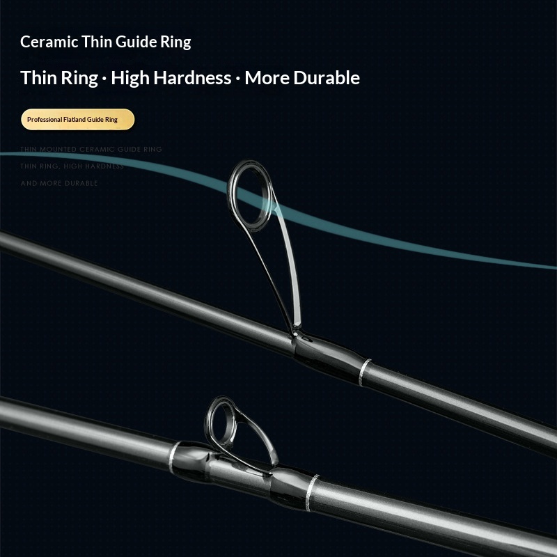 Demon Hunter Magic Shadow ML Luya Rod Spinning Wheel Water Drop Set Carbon Far-cast Bass Cow-mouth Fishing Rod 0.6kg 2-Piece – Fishing Rod – view 4