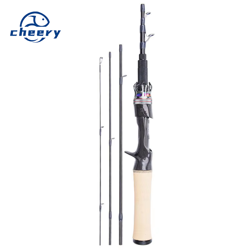 Fishing Fan Lanxi 2.0 Travel Telescopic Micro-object Luya Rod for Fuji F Ring Portable 3-Section Carbon Mini Fishing Rod – Fishing Rod – view 1
