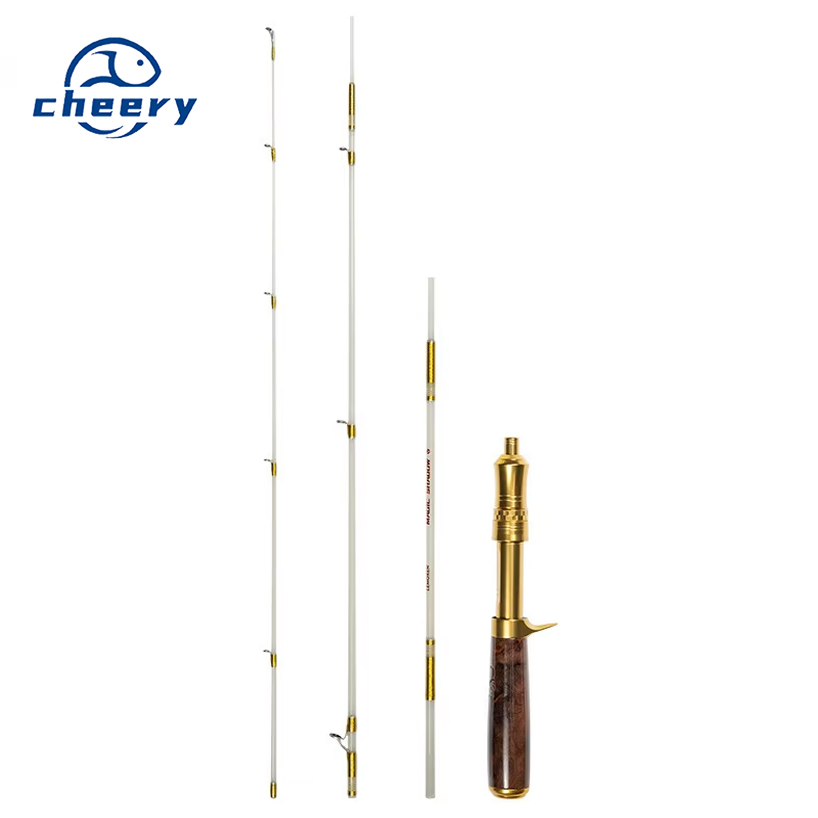CHEERY Magic Shadow Five Generation Micro Horse Mouth White Fishing Rod Fuji Glass Fiber Stream Road Asian Rod 1.5m 0.5kg – Fishing Rod – view 1