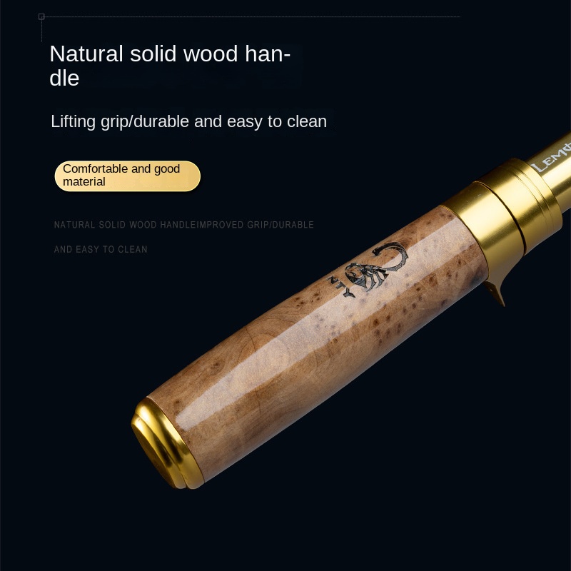 CHEERY Magic Shadow Five Generation Micro Horse Mouth White Fishing Rod Fuji Glass Fiber Stream Road Asian Rod 1.5m 0.5kg – Fishing Rod – view 3