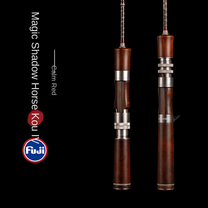 Demon Hunter Magic Shadow Fourth Generation Horse Mouth Rod Fuji Guide Ring Soft Tune Carbon Straight Gun Handle Micro Luya Rod – Fishing Rod – view 2