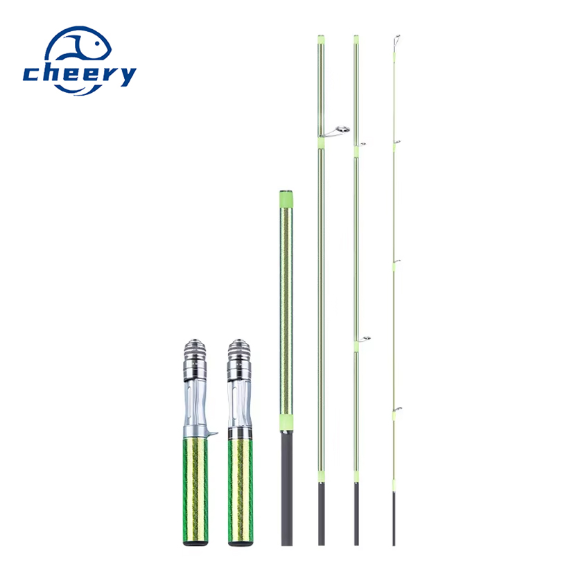 Fast Shark Fishing Fan Travel Road Ya Rod 5-Section Soft Tune 49cm Collapsed 1.5-1.68m Portable Straight Handle Fishing Rod Set – Fishing Rod – view 1