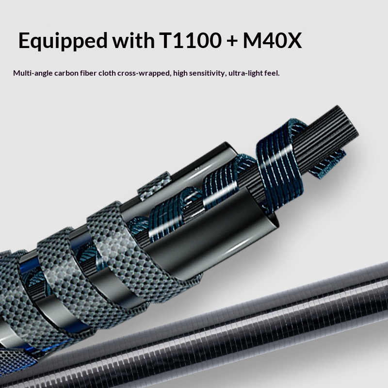 Cheery Fishing Fan Player Universal Lure Rod Long-Distance Throwing Carbon Fishing Rod Fuji SIC Ring Titanium Alloy Fishing – Fishing Rod – view 3