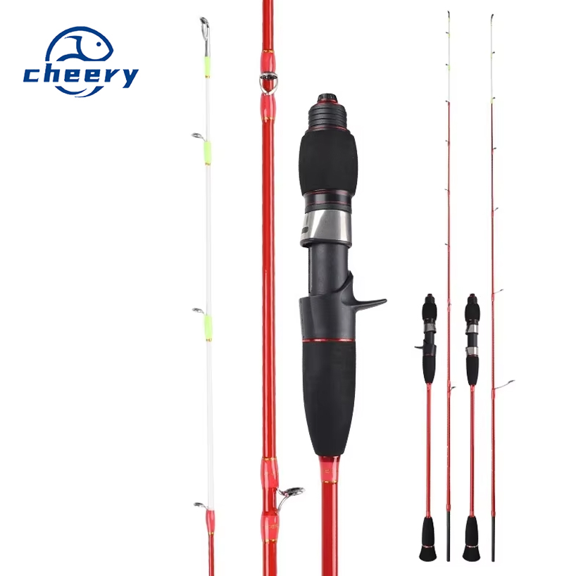 Solid Carbon Slow-Swing Half-Boat Luya Style Slow Jigging Boat Fishing Rod for Spanish Mackerel 2-Piece with Rotating Guides – Fishing Rod – view 1