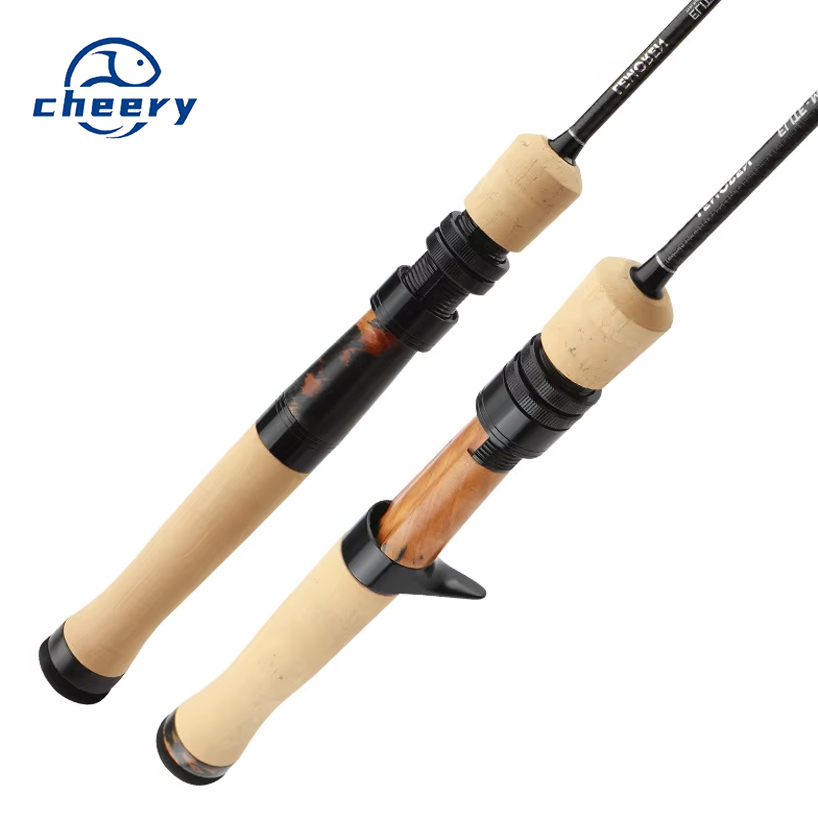 CHEERY Elite Horse Mouth for Micro Rod Stream Ejection Fishing Rod with Fuji Ring Guides Carbon Cork Handle 1.6m Soft Tune – Fishing Rod – view 1