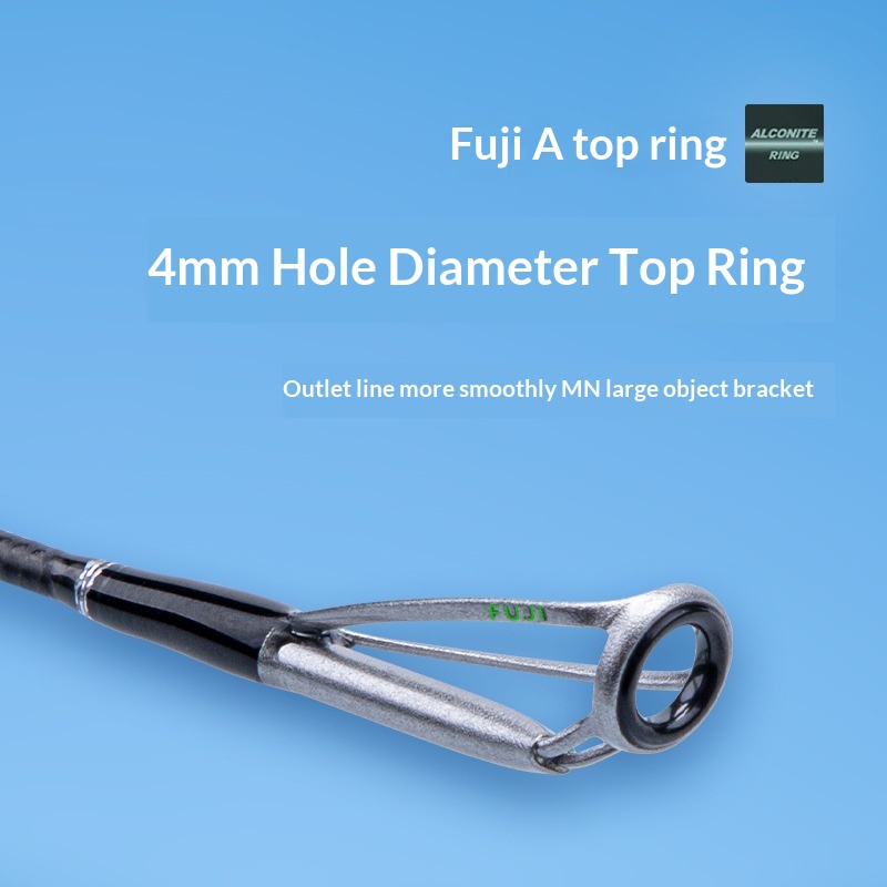 Lanxi 2.0 Long-Distance Luya Rod Fuji Guide Ring Carbon Fishing Rod with Cork Handle for Sea Bass 2.43m-3.0m Sizes – Fishing Rod – view 3