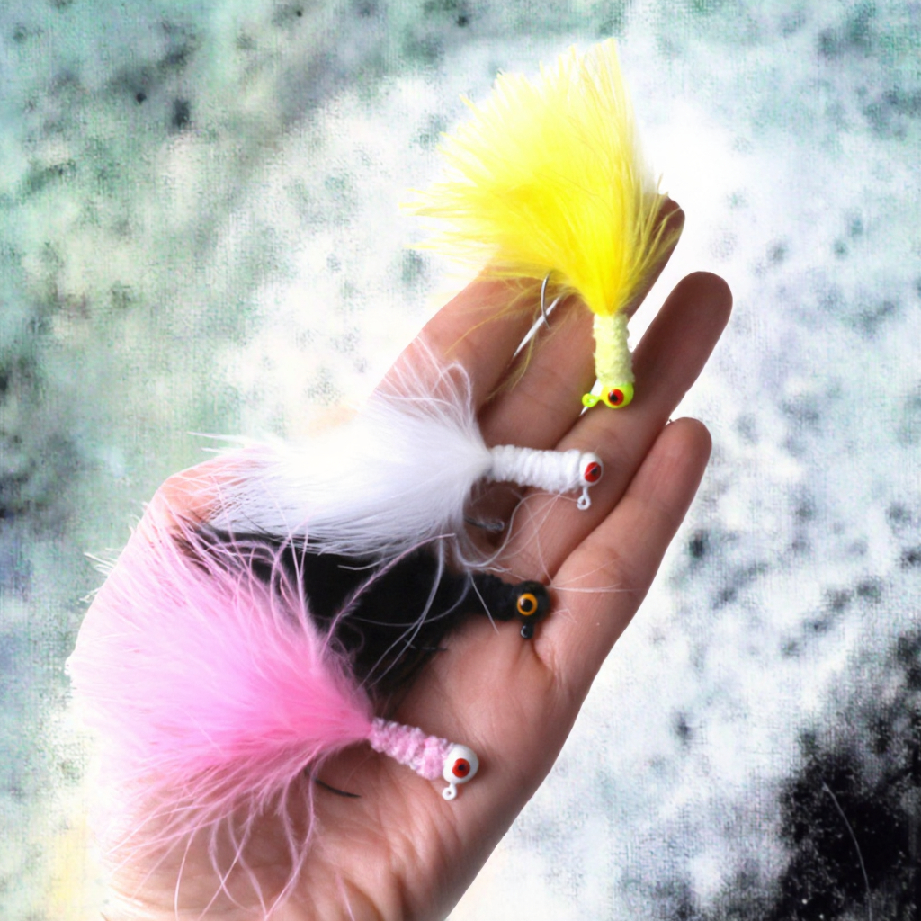 NEWUP FH019 1pcs/bag Lead Head Hook Tools Feather Fishing Flies Fly Fishing Accessories Lake – Metal Lure – view 3