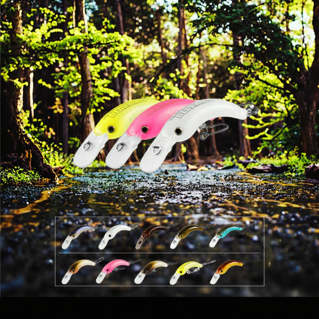Wholesale MI007 6cm 9.8g Printed ABS & High Carbon Steel Artificial Hard Bait Minnow Lure for Bass Trout-Sea Fishing Lake Stream – Minnow – view 3
