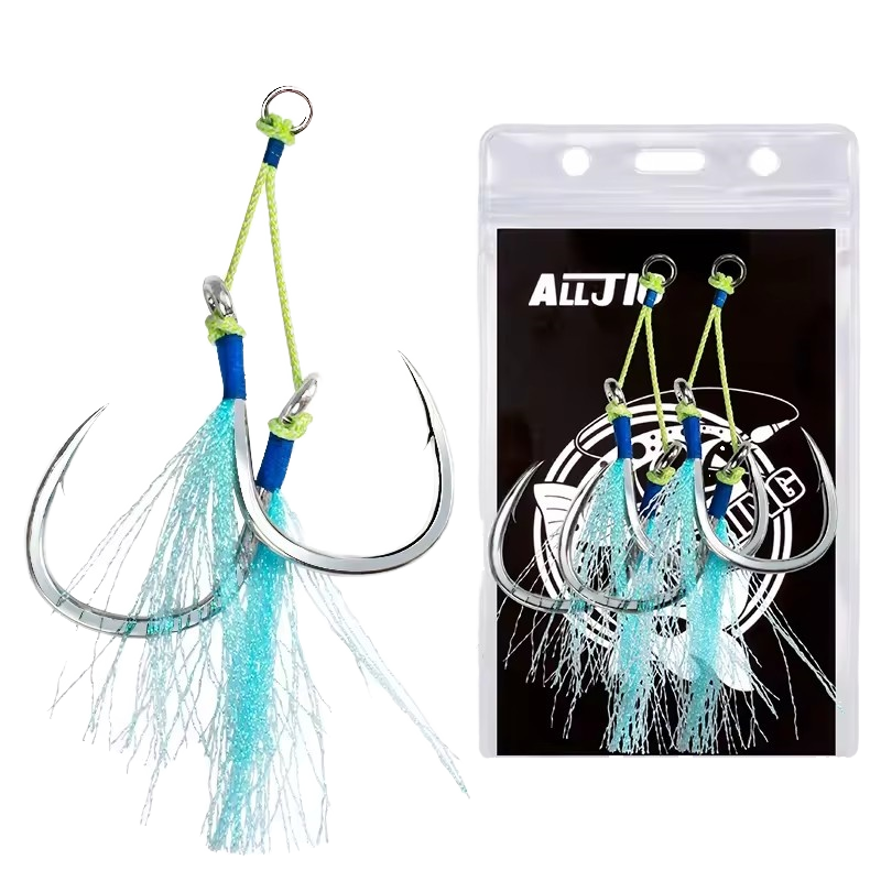 Stainless Steel Jigging Assist Hook for Deep Sea Fishing Big Game Shark Marlin – Fishhook – view 1