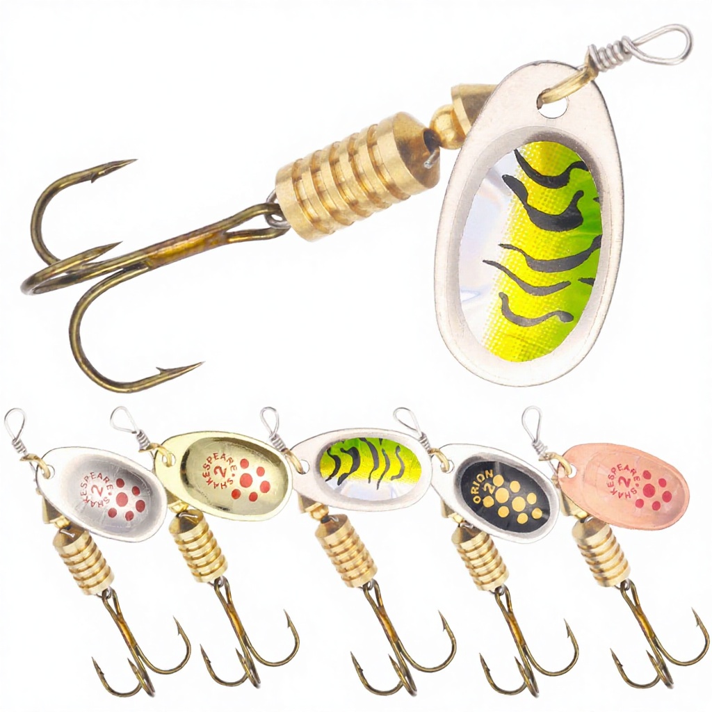 For Freshwater 5.8g 67mm Spinner Bait Printed Metal Lure for Ocean Boat Fishing River Lake Stream – Metal Lure – view 4
