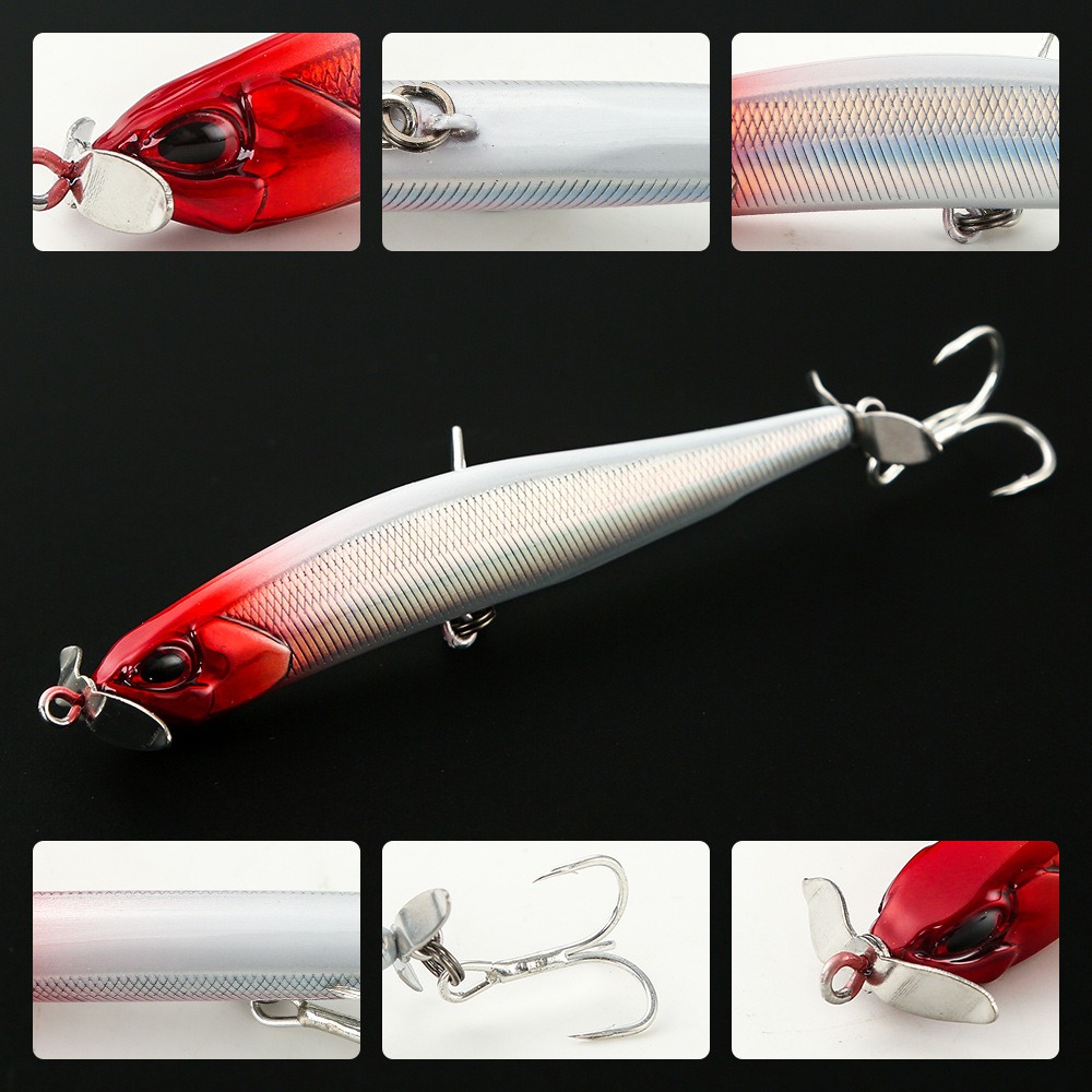 Cheery Hot Sale 110mm 58g Sinking Bait Sea Fishing Lure Pencil Lure Artificial Bionic Swim Bait Fishing Hard Lure With Treble Ho – Pencil – view 3