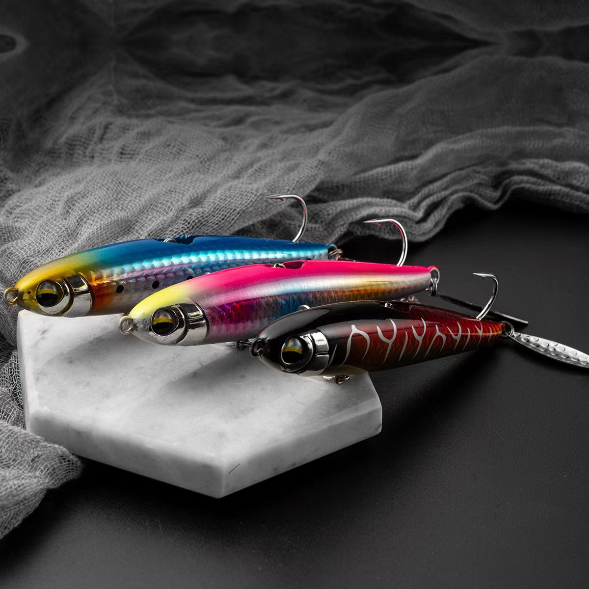 Cheery 100mm 25g 30g Lock or Alive Sinking Pencil Fishing Bait Seabass Pesca Saltwater Casting Lure Isca Artificial HXPE0 – Pencil – view 2