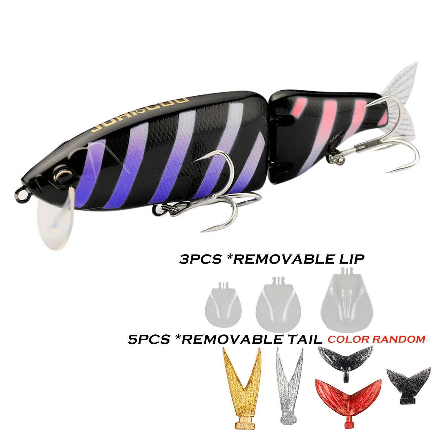 Cheery 135MM 160MM 190MM Wobblers Fishing Lure Built-in Sound Beads Multi Jointed Swim Baits Floating Minnow Lure Artificial Har – Swimbait – view 2