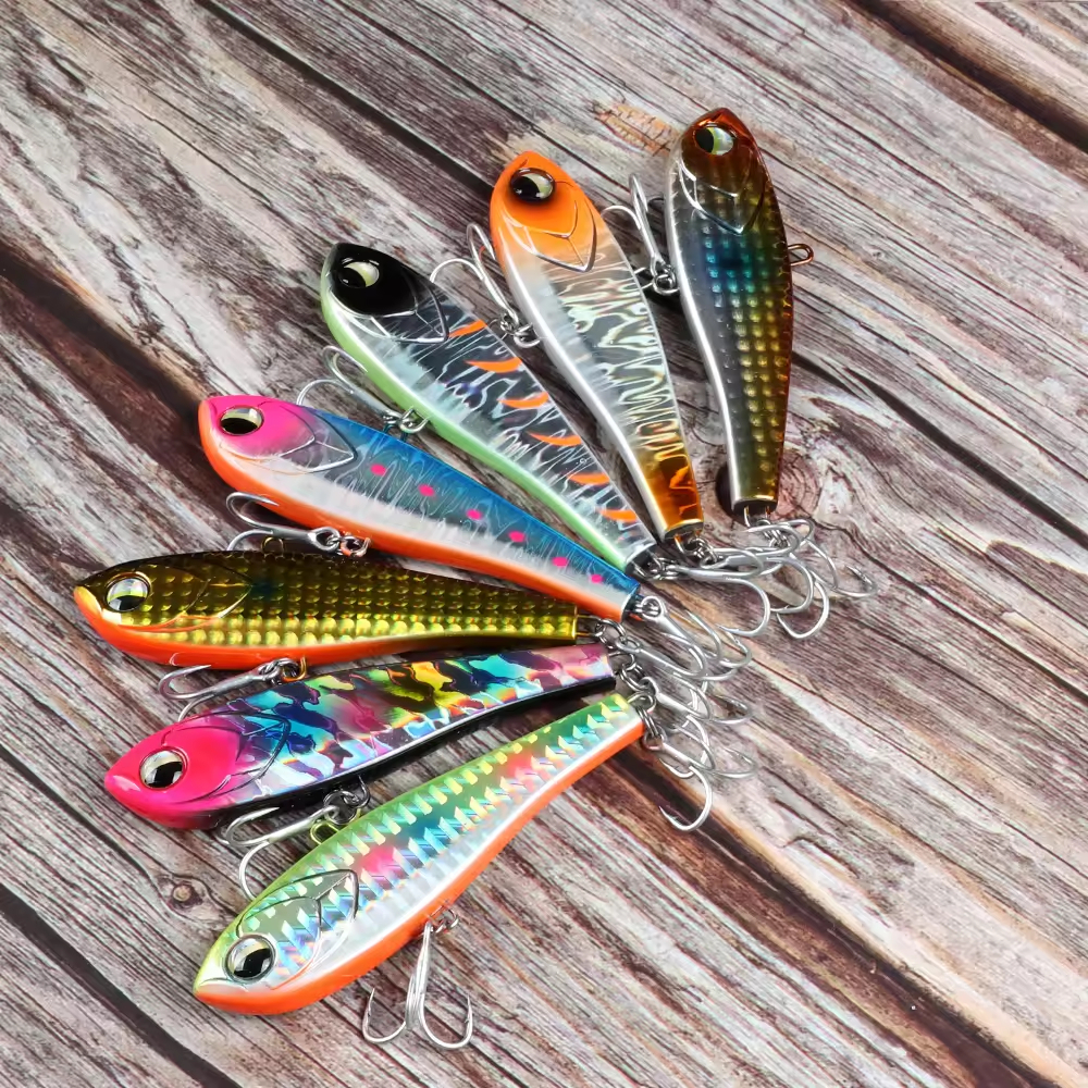 Cheery Brave Printed 70mm 16g/90mm 34g Sinking VIB Hard Plastic Lure ABS Artificial Swim Bait Sea Bass GT Fishing River Lake Str – Pencil – view 2