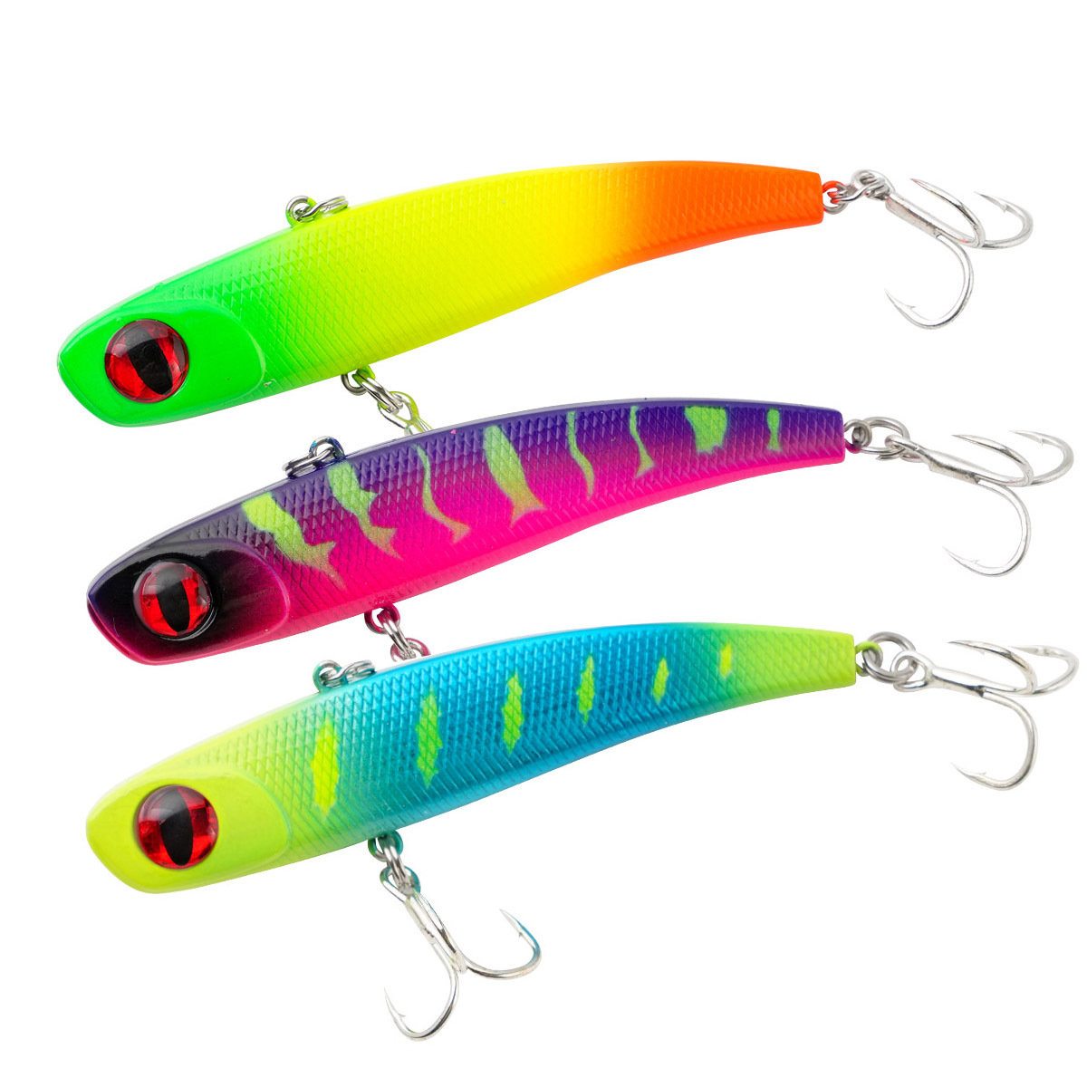 Cheery Cherry 7cm & 11.5cm Cherry Fishing Lure Artificial Hard Bait with Tremble Vib Noise for Swimming & Fishing – Metal Lure – view 1