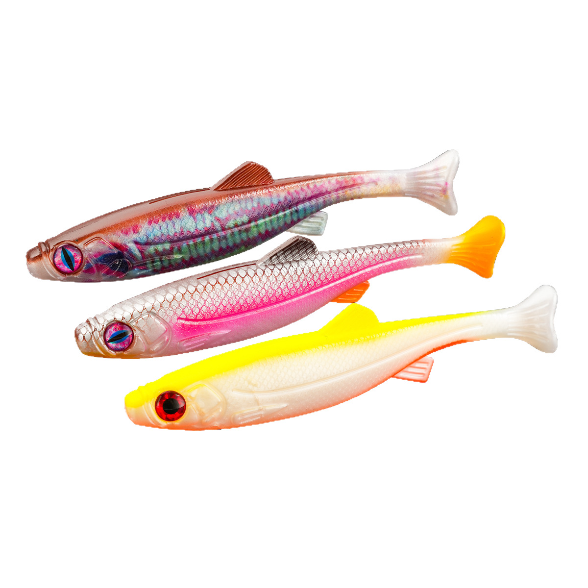 Cheery 19cm 63g 10color Large Size T-tail Soft Bait for Pike Grouper Giant Grouper and Black Bass PVC Fishing Soft Lure – Worms & Grubs – view 1