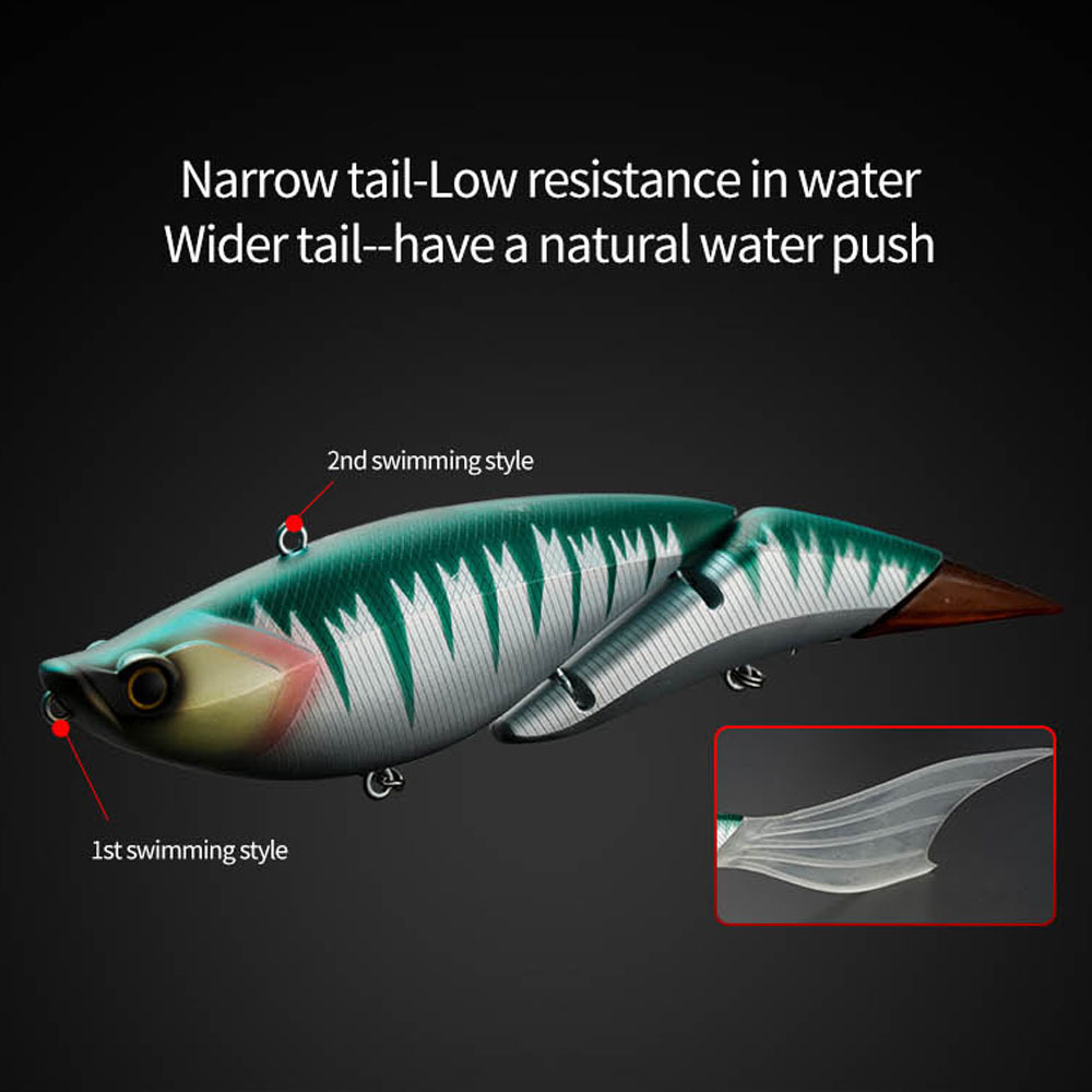 Cheery WEIHE 19cm 55g 2 Section Floating Minnow Knotted Bait Artificial Bait Fishing Hard Lure – Swimbait – view 2