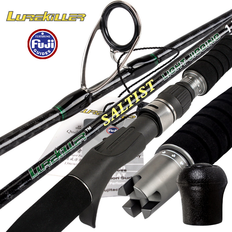 Lurekiller Nearshore Sea Rod Lightweight Iron Plate Straight Gun Handle Boat Rod Guide Ring K Bracket Jigging 1.75 Meters 80-200 – Fishing Rod – view 1