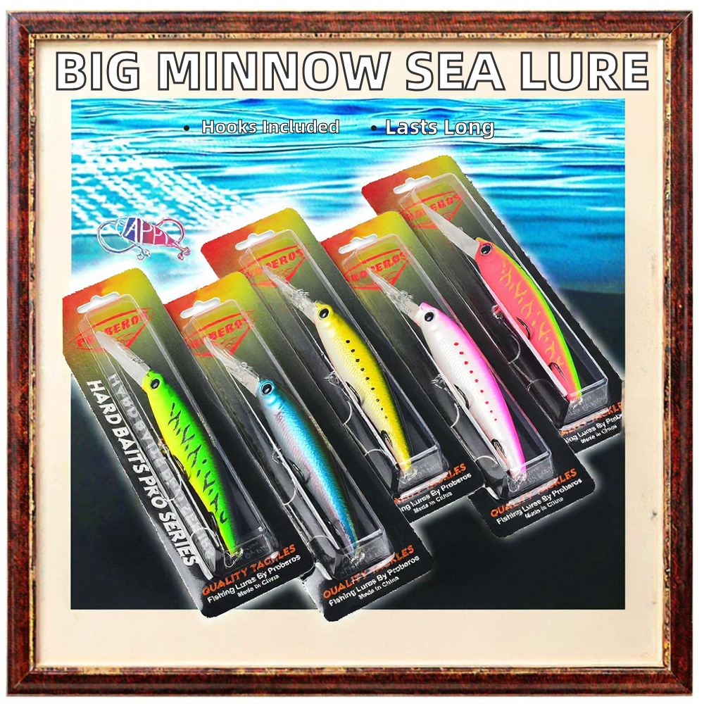 High Quality SNEDA 19cm 54g 5color Frog Lure with Hook Big Baits Minnow for Sea Bass & Catfish Saltwater Fishing Rod – Hard Lure – view 2