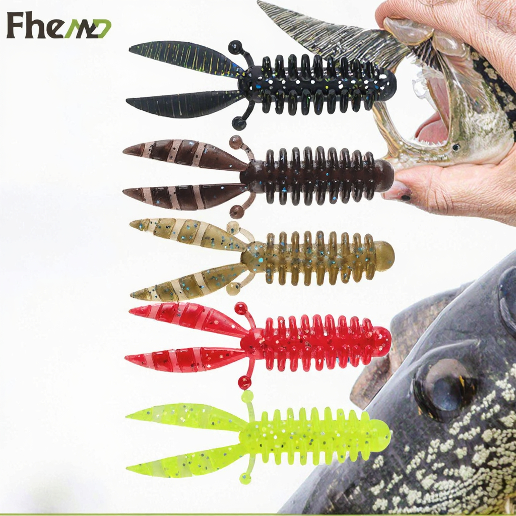 Palmer 55mm 1.9g PVC Soft Shrimp & Prawn Lure Bionic Crawfish Worm Bass Bait Without Hooks – Soft Lure – view 3