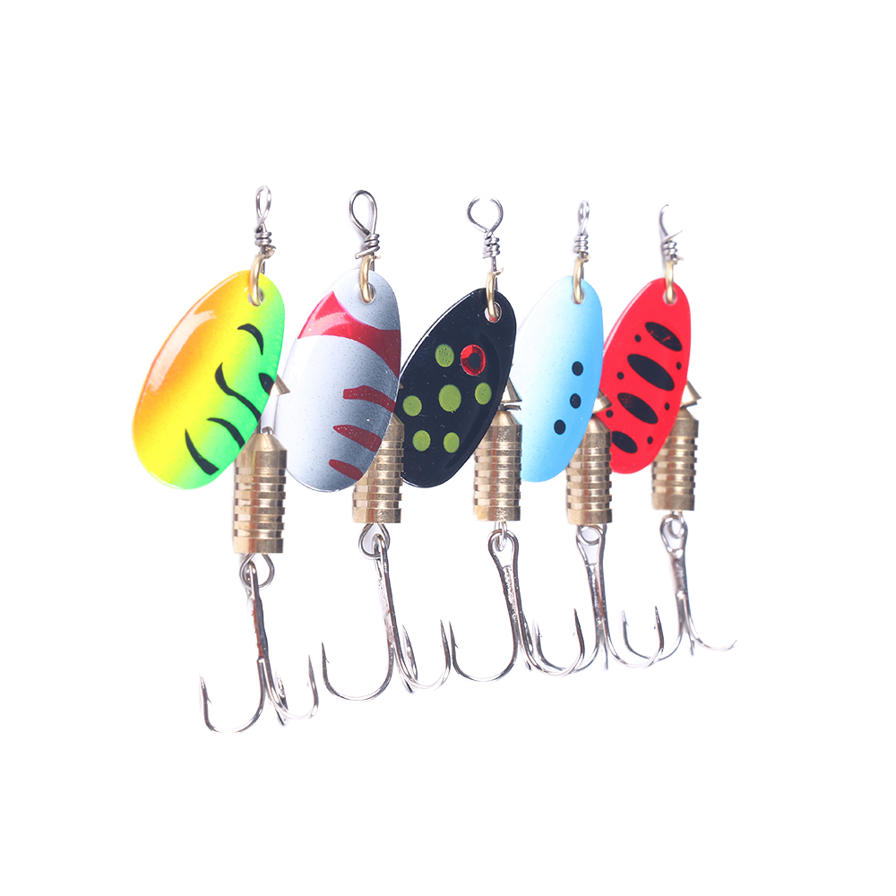 Wholesale SP059 7cm 8.8g Artificial Metal Hard Spinner Baits Spoon Fishing Lures for Ocean Boat & Ice Fishing – Spoon & Spinner – view 1