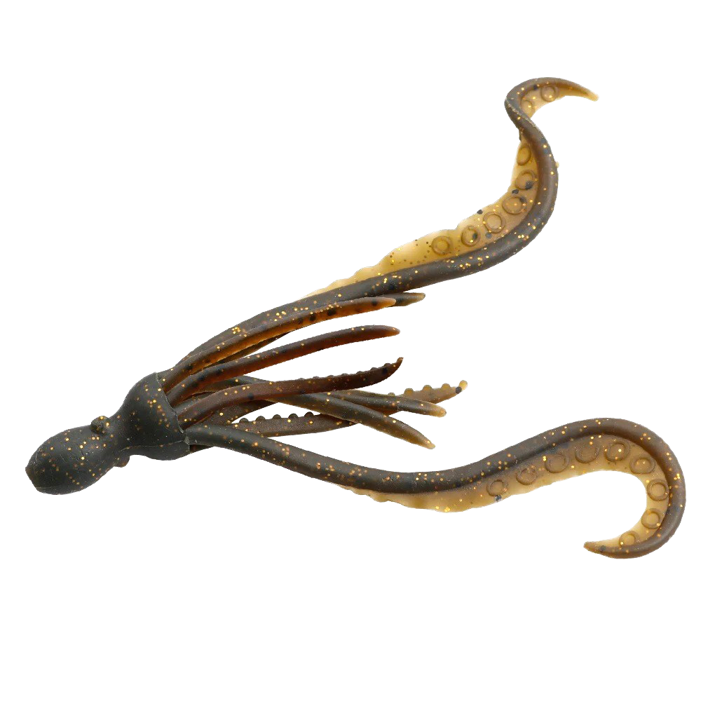 LUSHAZER 4pcs/bag Fishing Soft Lure 3.5g Octopus Squid Bait TPR Material Pesca Wobbler Floating TPE Soft Bait Cod 100mm – Soft Lure – view 1