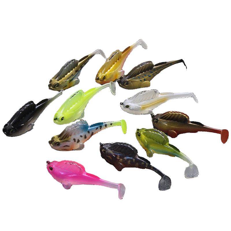 14g Soft Lure Frog Lure Fishing Pike Bass Deep Running Paddle Tail Lead Jig 7cm Swimbait Made PVC Metal Perch Snapper Marlin – Metal Lure – view 2