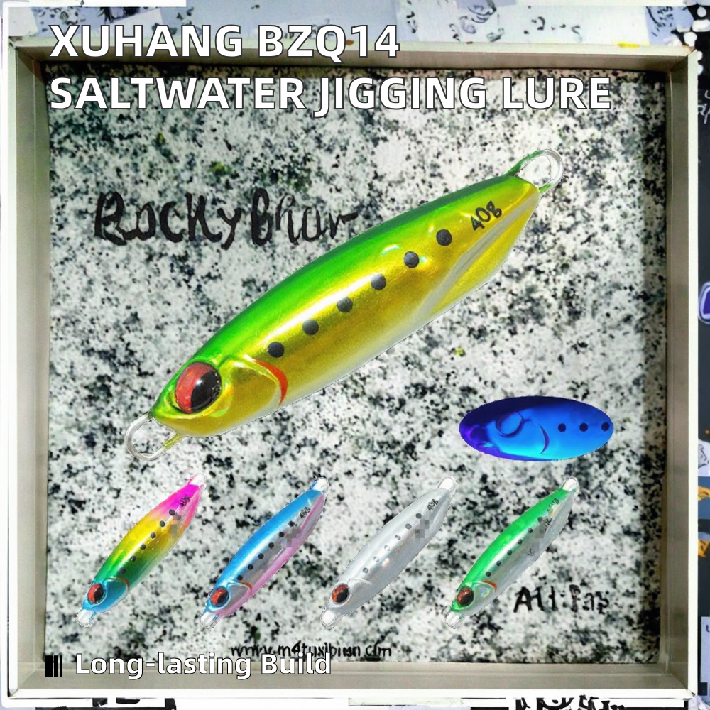 Cheery Metal Saltwater Jigging Fishing Lure for Ocean Boat River Fishing Sea Bass Cod Perch Mackerel Snapper Bass Trout Tilapia – Metal Lure – view 5
