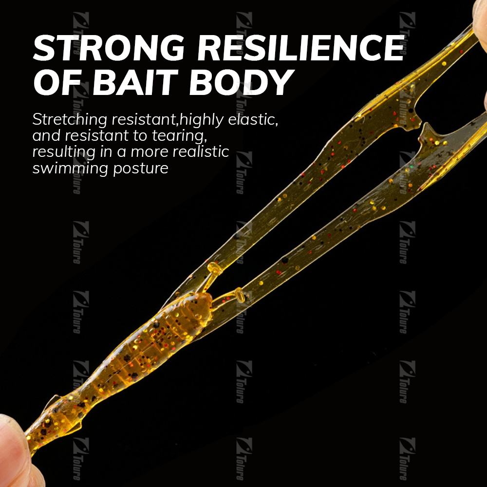 Hot Sale 1pc/Bag TPR Soft Fishing Lure Lobster Plastic Crawfish Bait Prawn Lures 4cm/0.45g Saltwater Fish River Fishing Marlin – Soft Lure – view 2