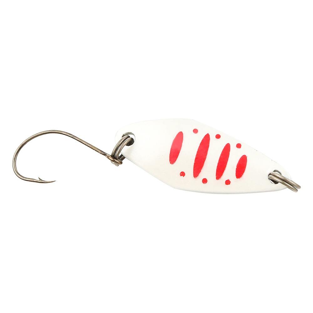 Wholesale 3.2g Colored Metal Spoons Lures Single Hook Casting Jig Artificial Luminous Bait Spoon Fishing Lure for Cod – Metal Lure – view 1