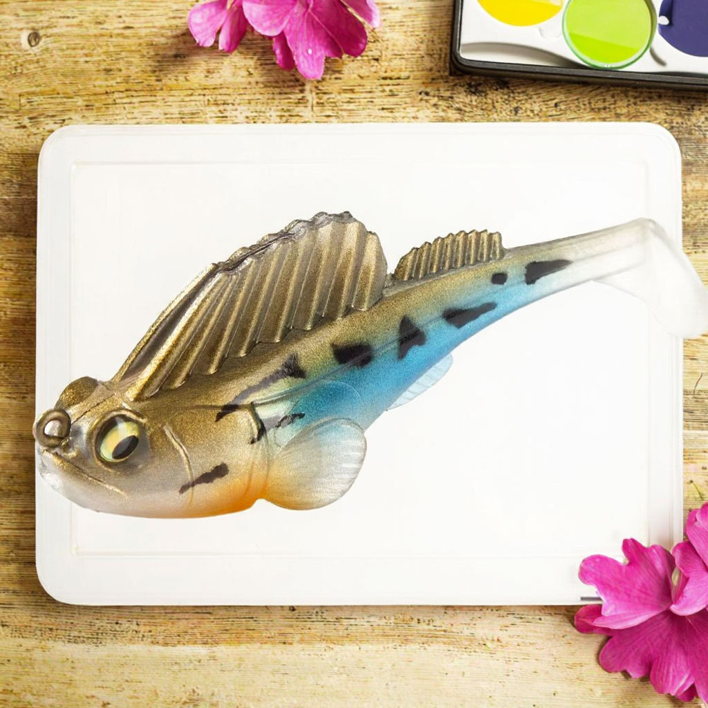 14g Paddle Tail Minnow Lure Printed Artificial Soft Bait for Bass Perch Trout Crappie Zander Pike Freshwater PVC Lure – Worms & Grubs – view 1