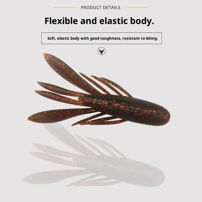 Stainless Steel 7g/4g Flexible Fish-Attracting Bionic Self-Walking Shrimp-Shaped Artificial Soft Bait Sea Fishing Lure 6 Pack No – Soft Lure – view 5