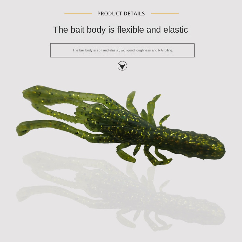 Lure Artificial Biomimetic Shrimp Bait Bass Long-Cast Freshwater Saltwater Soft Bait Stainless Steel Hooks Factory Wholesale – Soft Lure – view 5