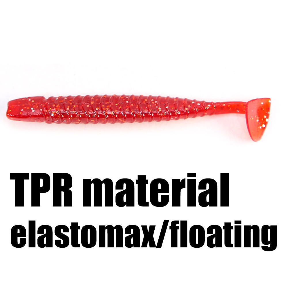 For Floating Lure Soft Bait Stainless Steel Long-Cast Soft Worm T-Tail Sea Fishing Freshwater Mandarin Fish Bass Bionic – Worms & Grubs – view 5