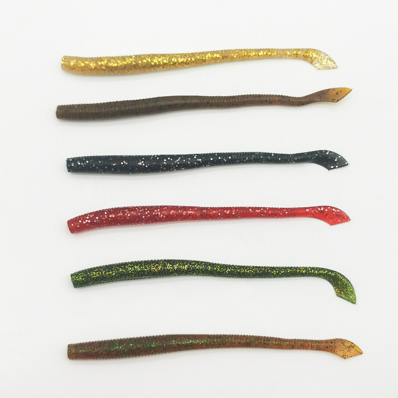 2026 Single-Point Tail Soft Lure Hooks for Freshwater/Saltwater Sea Bass Fishing Manufacturer – Worms & Grubs – view 1