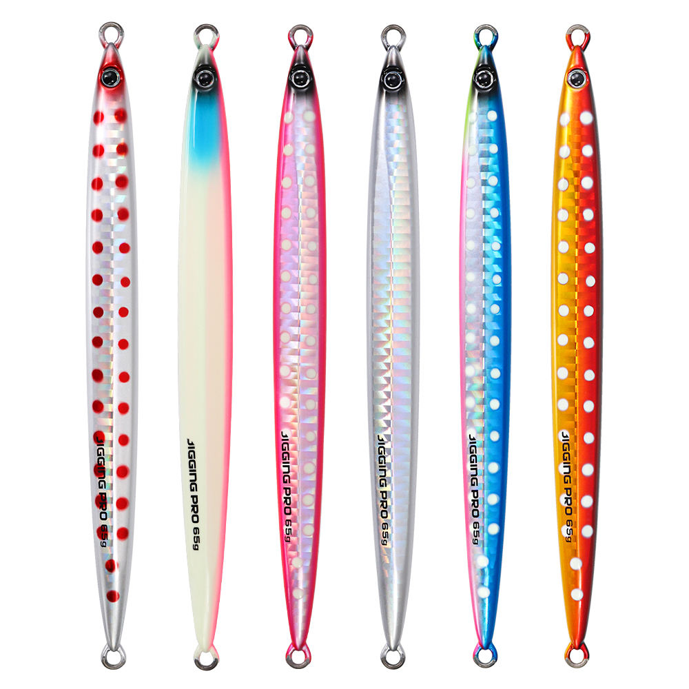 Cheery45g 65g 85g 105g Saltwater Metal Long Cast Fishing Jigging Lure Hard Printed Fishing Techniques for Sea Fishing River – Metal Lure – view 2