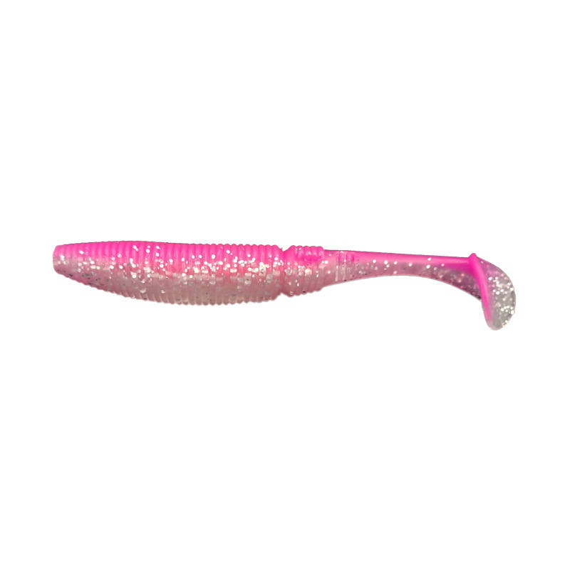 T-Tail Bionic Artificial Soft Bait Lure for Bass Fishing Stainless Steel 8 Pack Multi-Color – Worms & Grubs – view 1