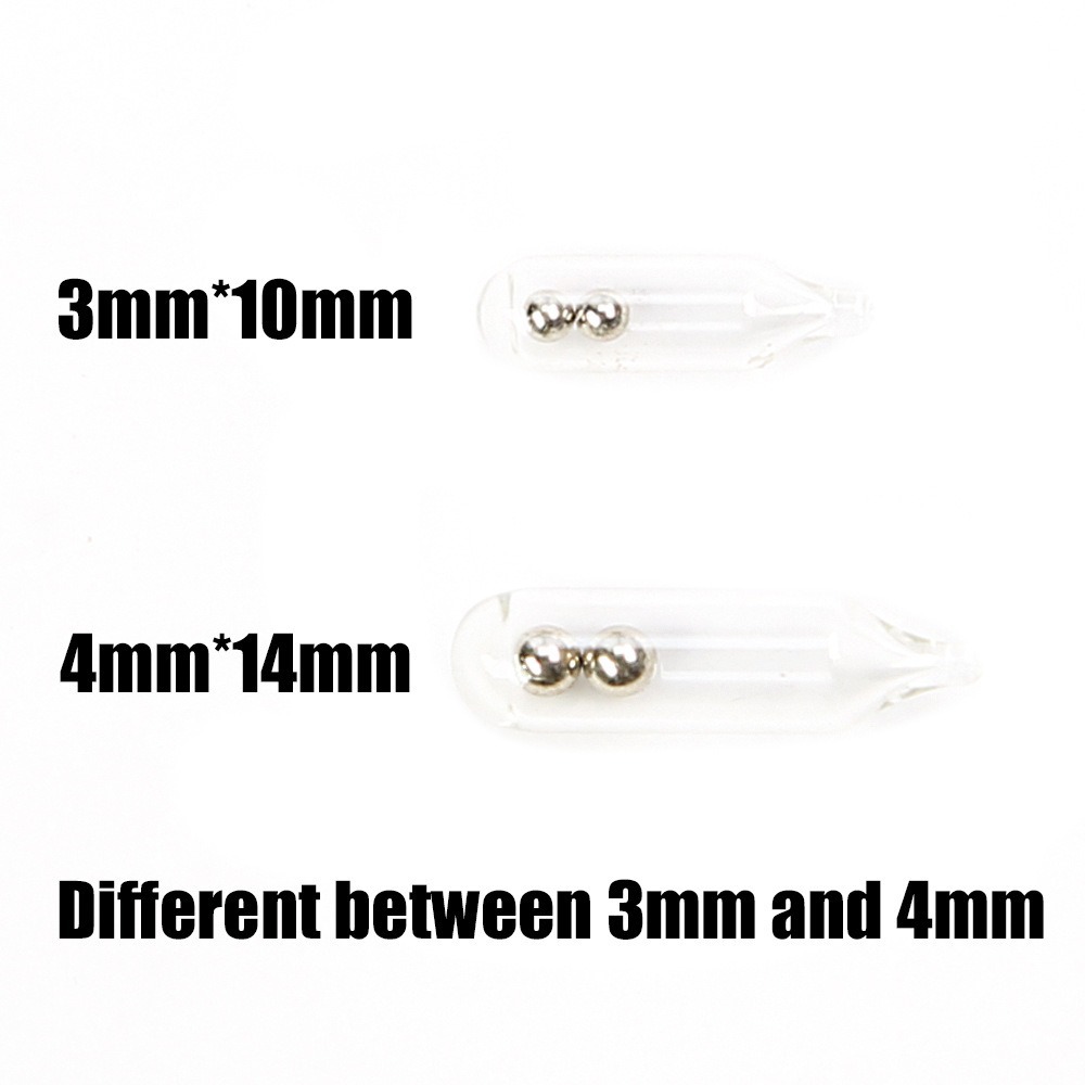 Factory Direct Supply Glass Rattle Beads Lure Sound Attractant for Fishing 2 Beads Soft Bait Generator – Worms & Grubs – view 5