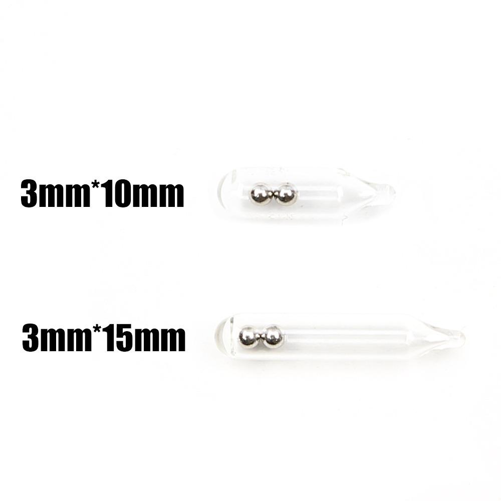 Factory Direct Supply Glass Rattle Beads Lure Sound Attractant for Fishing 2 Beads Soft Bait Generator – Worms & Grubs – view 3