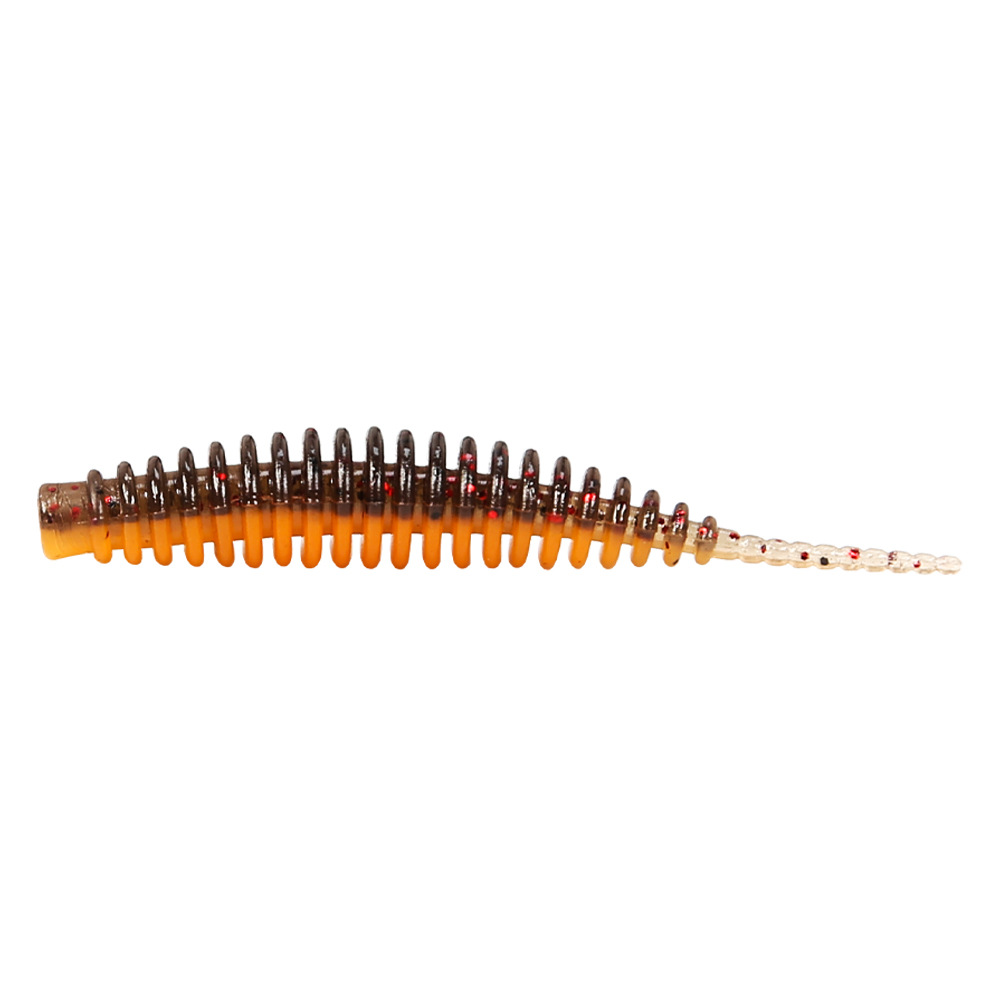 Factory Prices Accept Customization Root Stainless Steel Artificial Soft Bait Fishing Threaded Needle Tail 10/8 Pcs – Worms & Grubs – view 1
