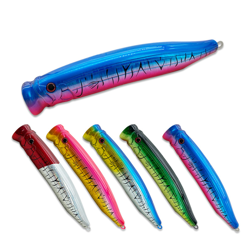 Factory Wholesale Stainless Steel Popper Lure All-Depth Layer Shore Casting Long-Range Hard Bait 82g Fishing Tackle – Popper – view 5