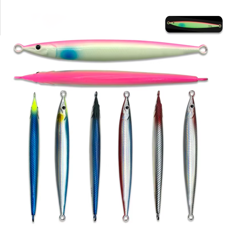 Bestseller Metal Jig Lure Slow-Sinking Twitching Bait Full-Depth Range Laser Glow Night-Luminous Mackerel Sea Fishing – Metal Jig – view 1