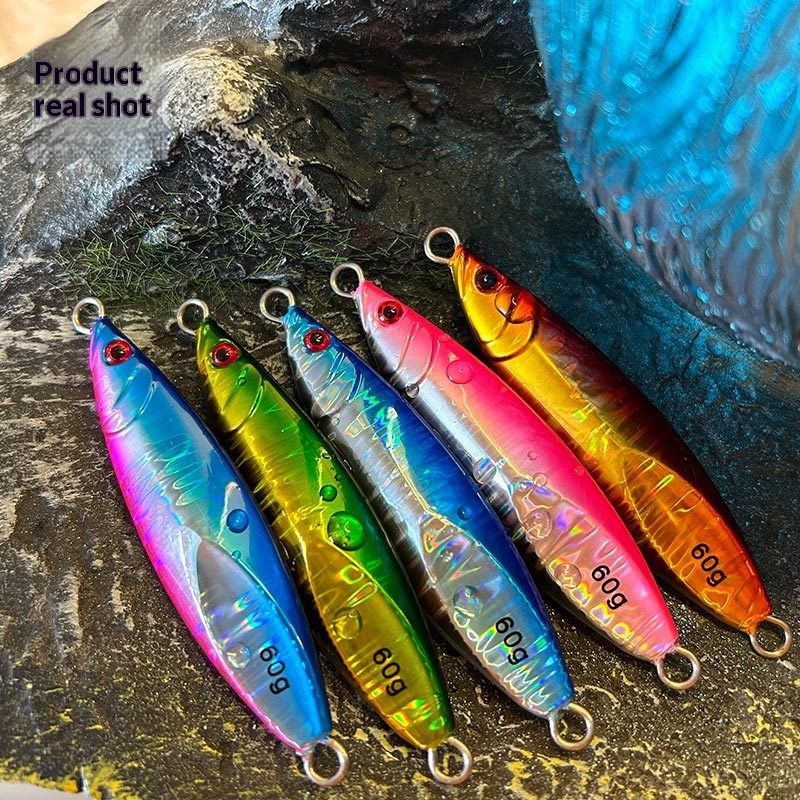 Wholesale Metal Jig Lure Bait Bare Plate Long-Range Shore Cast Lead for Mackerel 40g 60g 80g 100g – Metal Lure – view 4