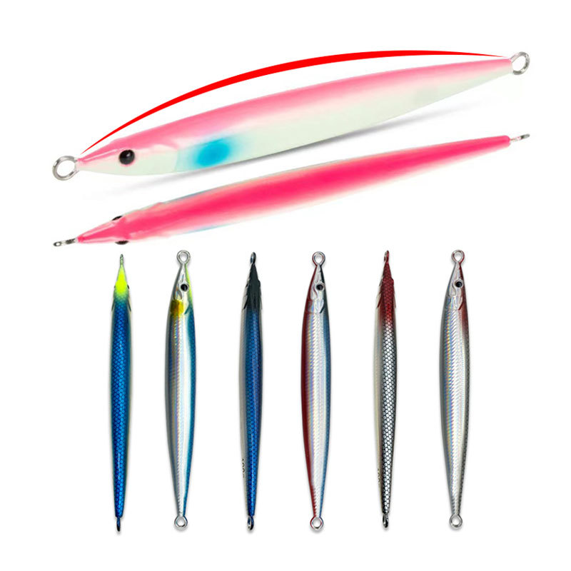 Bestseller Lead Iron Plate Jig Lure Slow-Sinking Twitching Bait Full-Depth Range Laser Glow Night-Luminous Sinking Fish – Metal Jig – view 5