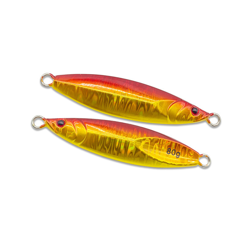 CHEERY Wholesale Mackerel Metal Lure Iron Plate Bait Slow Shake Shore Casting Long-Range Jig 40g 60g 80g 100g – Hard Lure – view 4