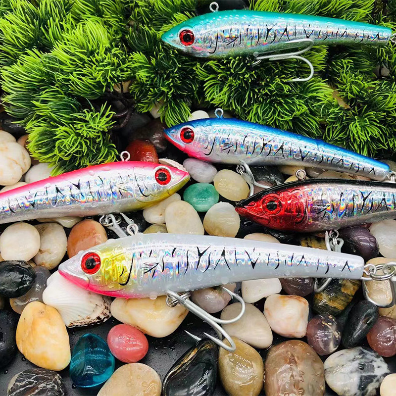 Factory Direct Supply Exclusive Stainless Steel VIB Long-Cast Sinking Artificial Hard Bait for Tuna & Mackerel 70g – Hard Lure – view 2