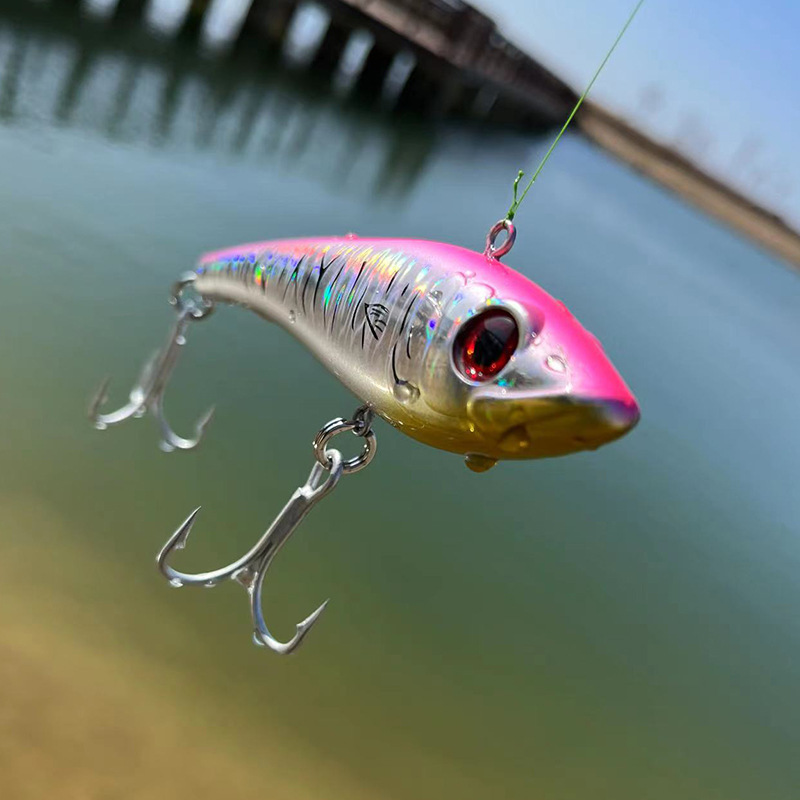Factory Direct Supply Exclusive Stainless Steel VIB Long-Cast Sinking Artificial Hard Bait for Tuna & Mackerel 70g – Hard Lure – view 4