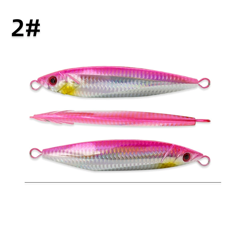 CHEERY Iron Plate Metal Jig Hard Bait Laser Noctilucent Bionic Artificial Bait 150g 200g Factory Wholesale Fishing Tackle – Hard Lure – view 5